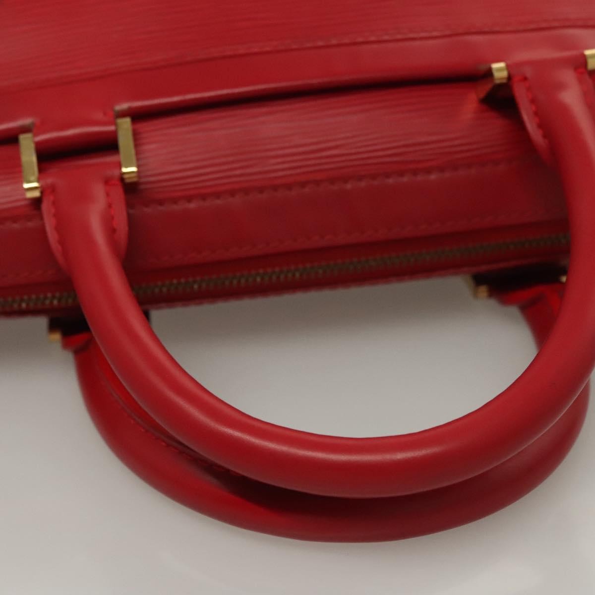 Louis Vuitton Danura Handbag Epi, RED, LEATHER, Handbag