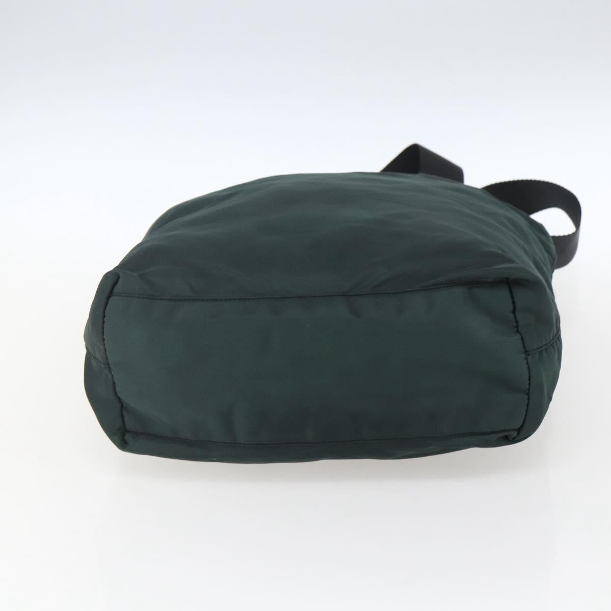 Prada Vintage Zip Tote Tessuto, Green, Nylon, Tote Bag