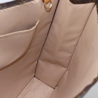 Louis Vuitton Vintage Sac Plat Bag Monogram Canvas, BROWN, CANVAS, Tote bag