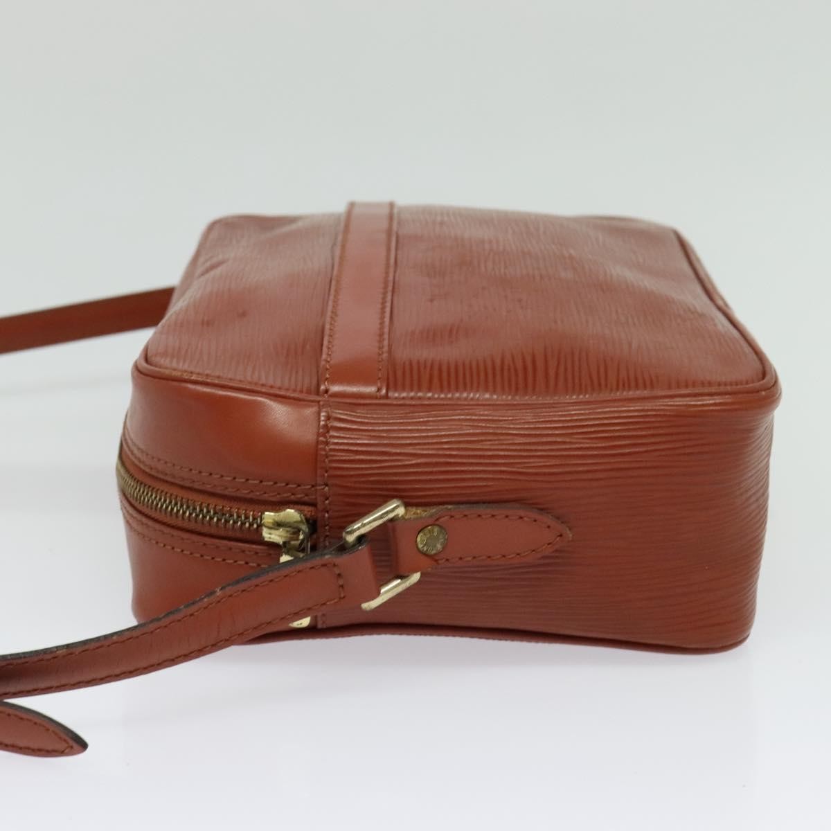 Louis Vuitton Trocadero Handbag Epi Leather, BROWN, LEATHER, Shoulder bag