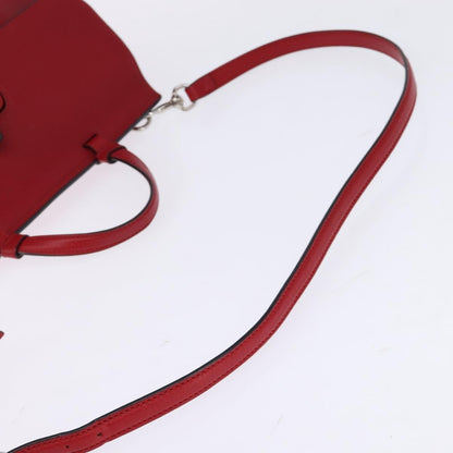 Gucci Bamboo Daily Top Handle Bag Leather, RED, LEATHER, Handbag