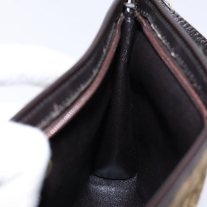 Christian Dior Vintage Trotter Shoulder Bag Canvas, BROWN, CANVAS, Shoulder bag