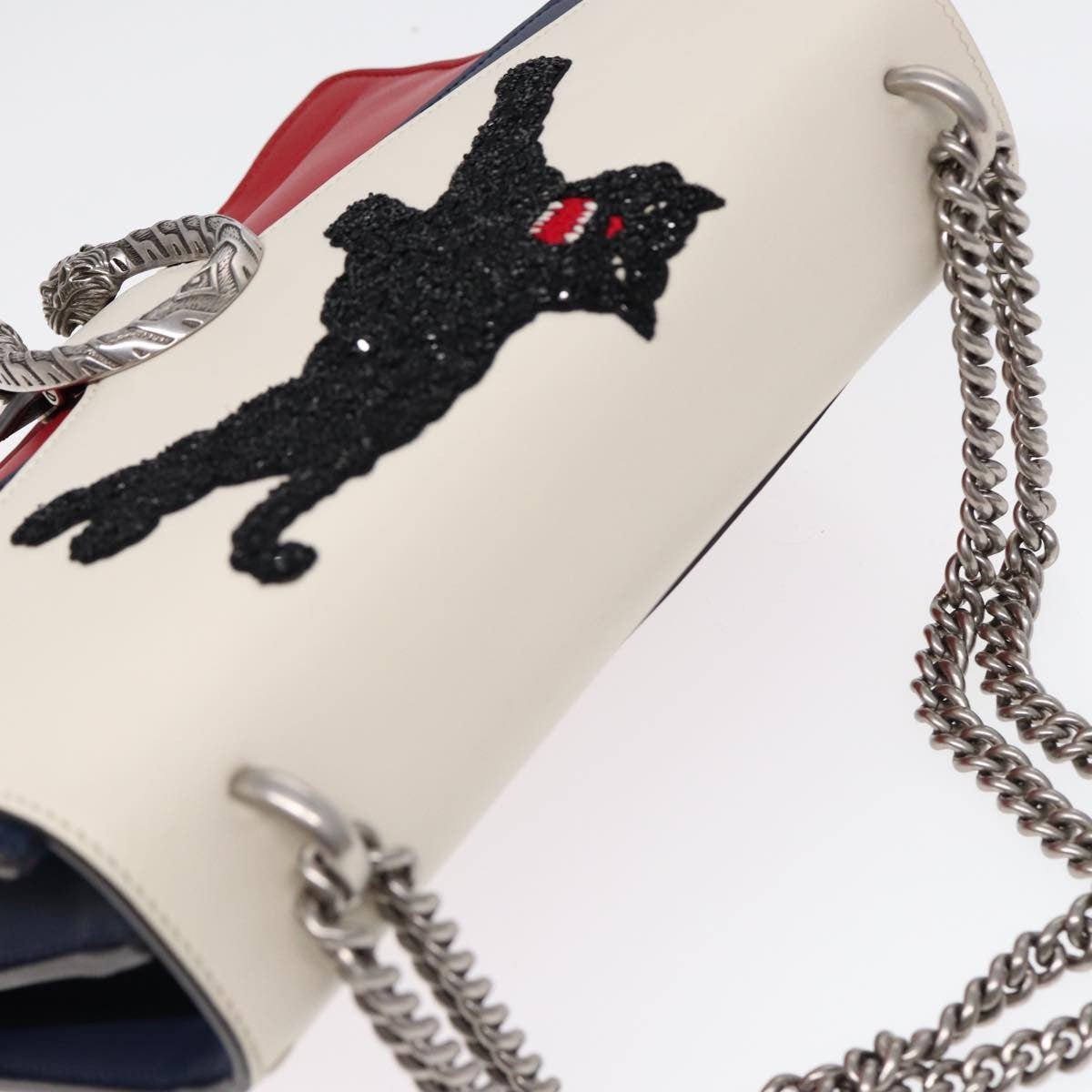 Gucci Dionysus Bag Embellished Leather, Multicolour, Leather, Shoulder Bag