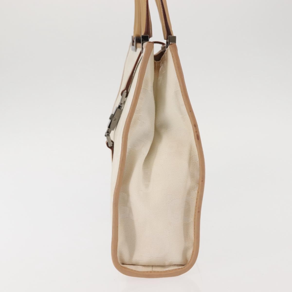 Gucci Vintage Jackie Handbag Canvas, BEIGE, CANVAS, Handbag