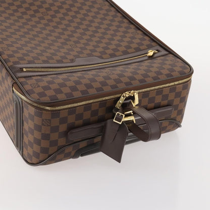 Louis Vuitton Pegase Luggage Damier, Brown, Canvas, Travel Bag