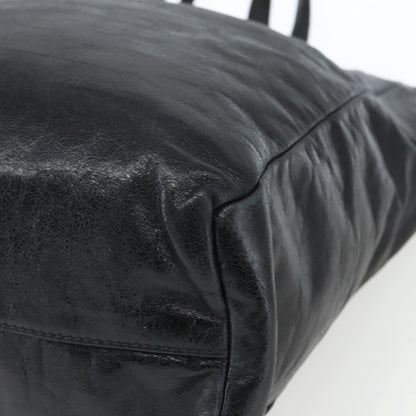 Miu Miu Vintage Tote bag Leather, BLACK, LEATHER, Tote bag