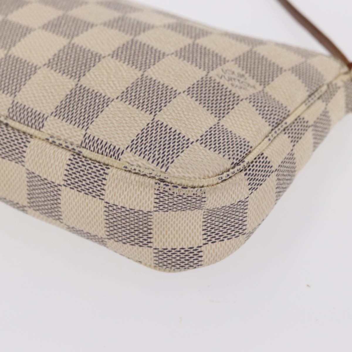 Louis Vuitton Pochette Accessoires NM Damier, BEIGE, CANVAS, Clutche & pouche