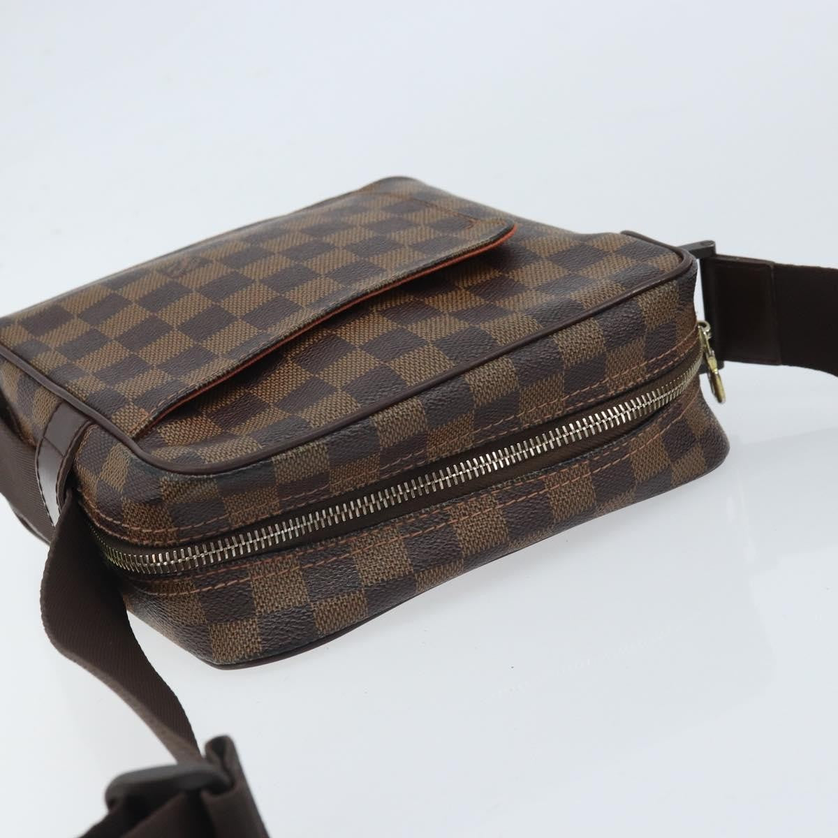 Louis Vuitton Olav Handbag Damier, BROWN, CANVAS, Shoulder bag