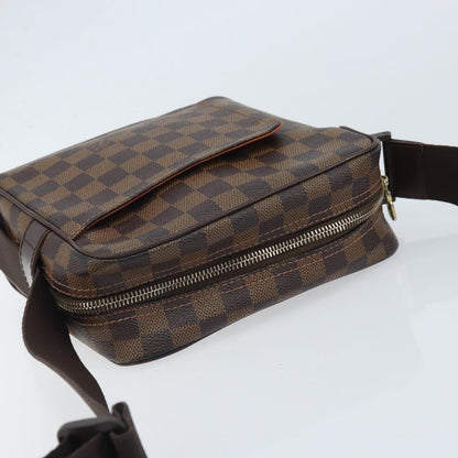 Louis Vuitton Olav Handbag Damier, BROWN, CANVAS, Shoulder bag
