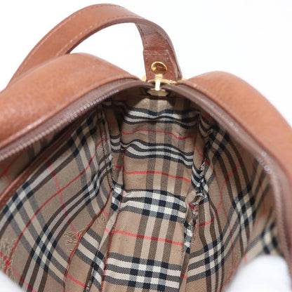 Burberry Vintage Shoulder Bag Leather, BROWN, LEATHER, Shoulder bag