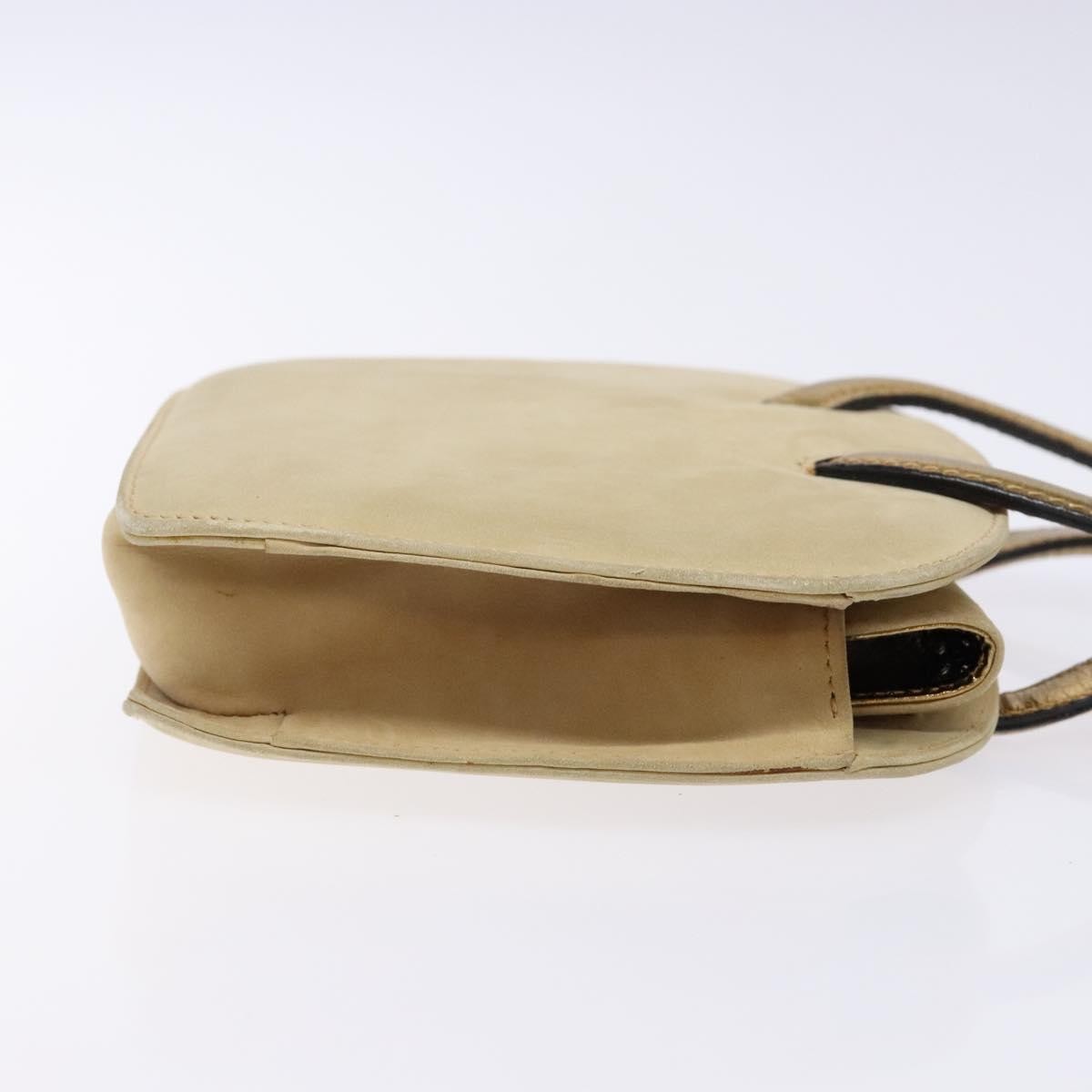 Salvatore Ferragamo Vintage Handbag Suede, BEIGE, SUEDE, Handbag