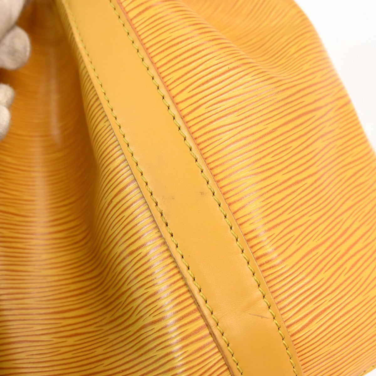 Louis Vuitton Petit Noe Handbag Epi Leather, Yellow, Leather, Shoulder Bag