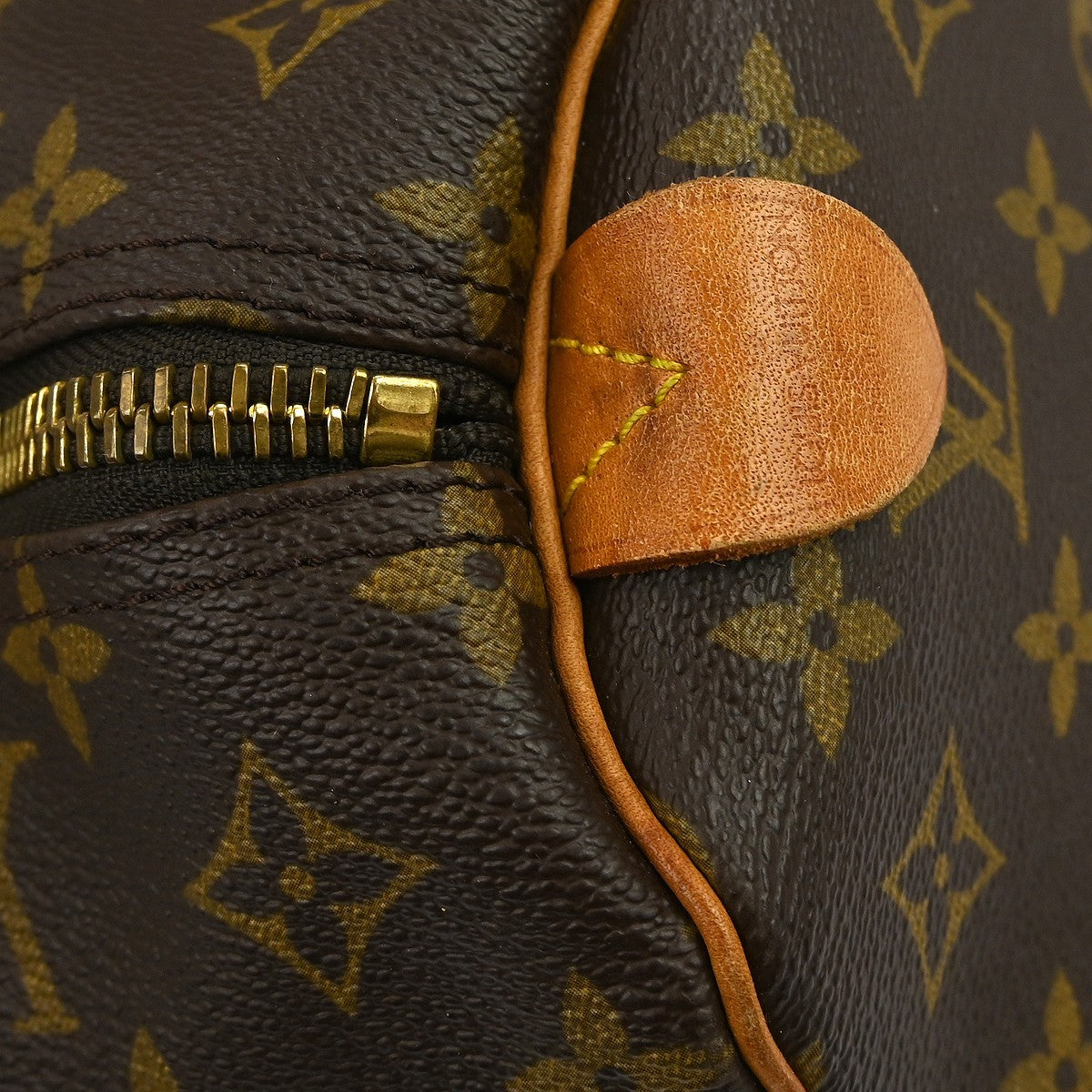 Louis Vuitton Keepall Bag Monogram Canvas, BROWN, CANVAS, Travel bag