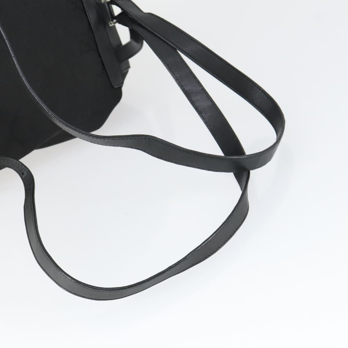 Gucci Vintage Jackie Backpack GG Canvas, BLACK, CANVAS, Backpack