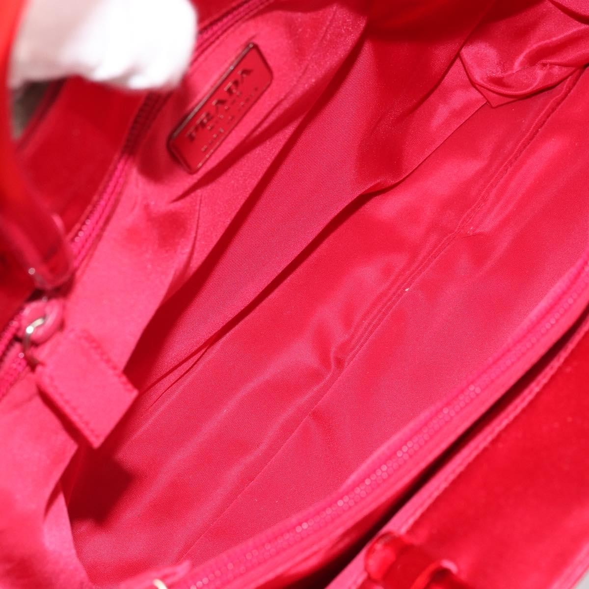 Prada Vintage Handbag Satin, Red, Satin, Handbag