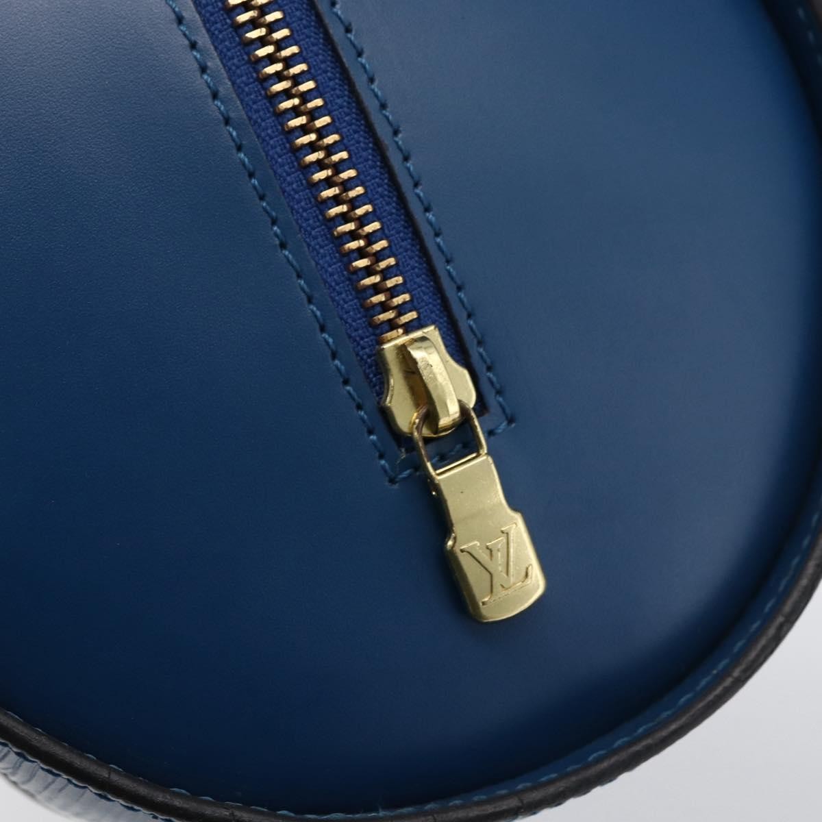 Louis Vuitton Soufflot Handbag Epi Leather, BLUE, LEATHER, Shoulder bag