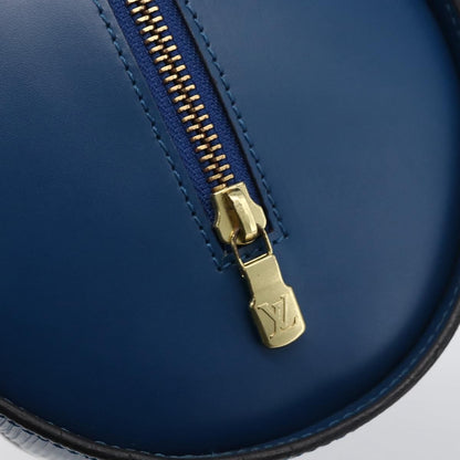 Louis Vuitton Soufflot Handbag Epi Leather, BLUE, LEATHER, Shoulder bag