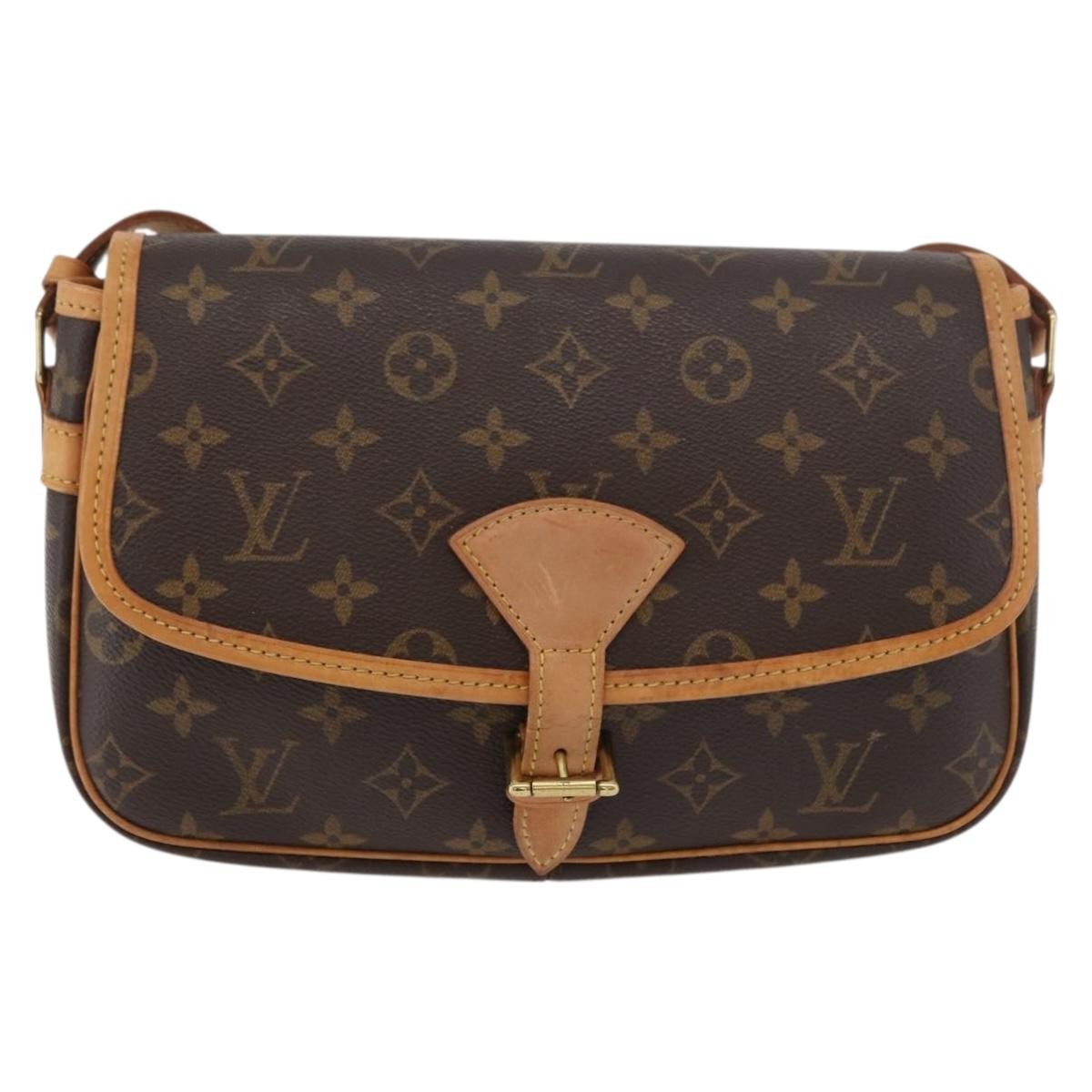 Louis Vuitton Sologne Handbag Monogram Canvas, Brown, Canvas, Shoulder Bag