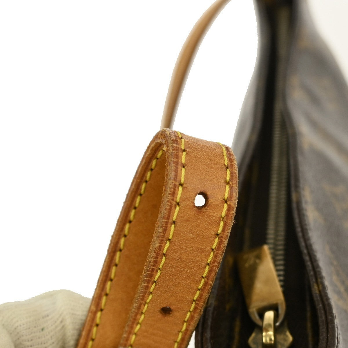 Louis Vuitton Trotteur Handbag Monogram Canvas, BROWN, CANVAS, Shoulder bag