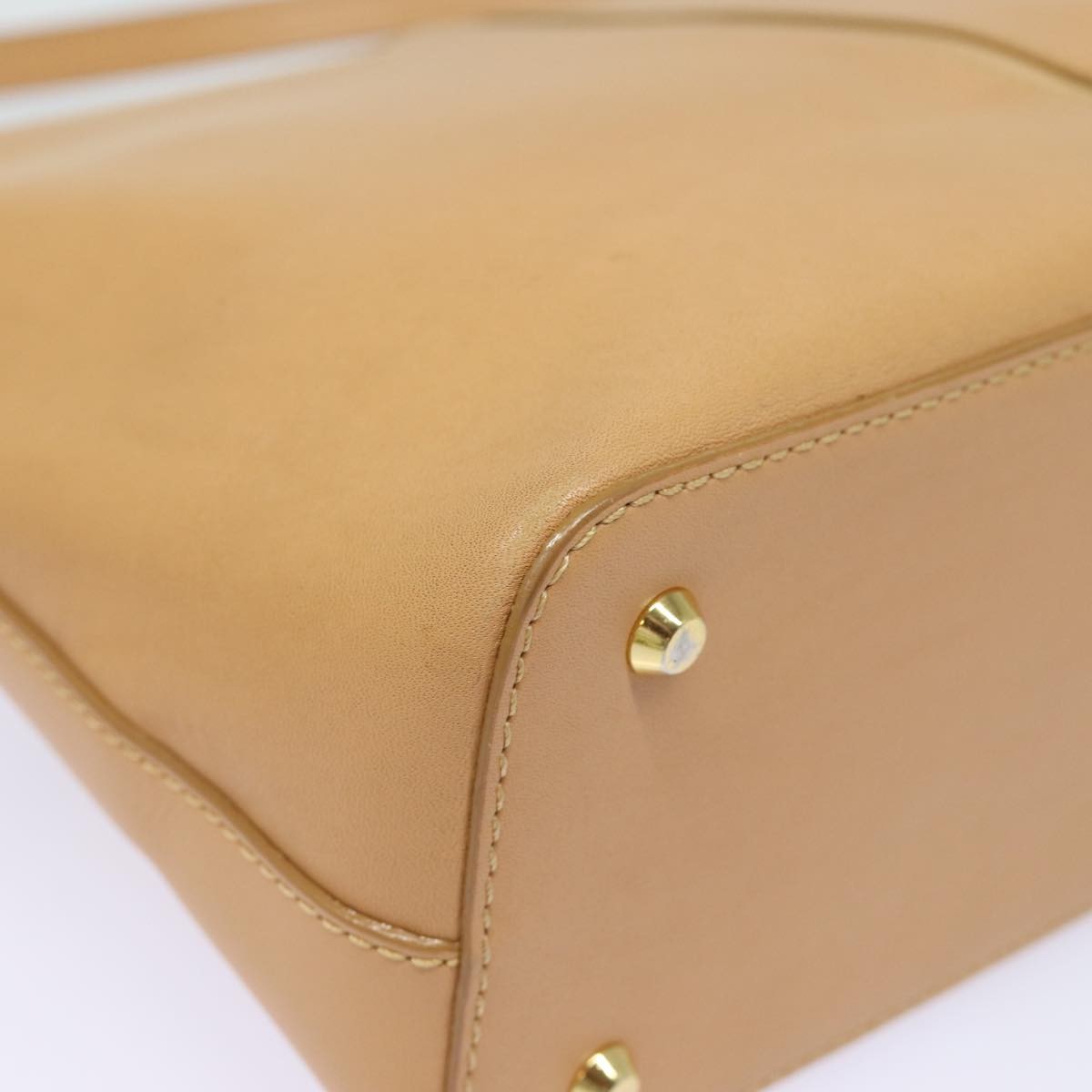 Burberry Nova check Shoulder bag Leather, Beige, Leather, Shoulder Bag