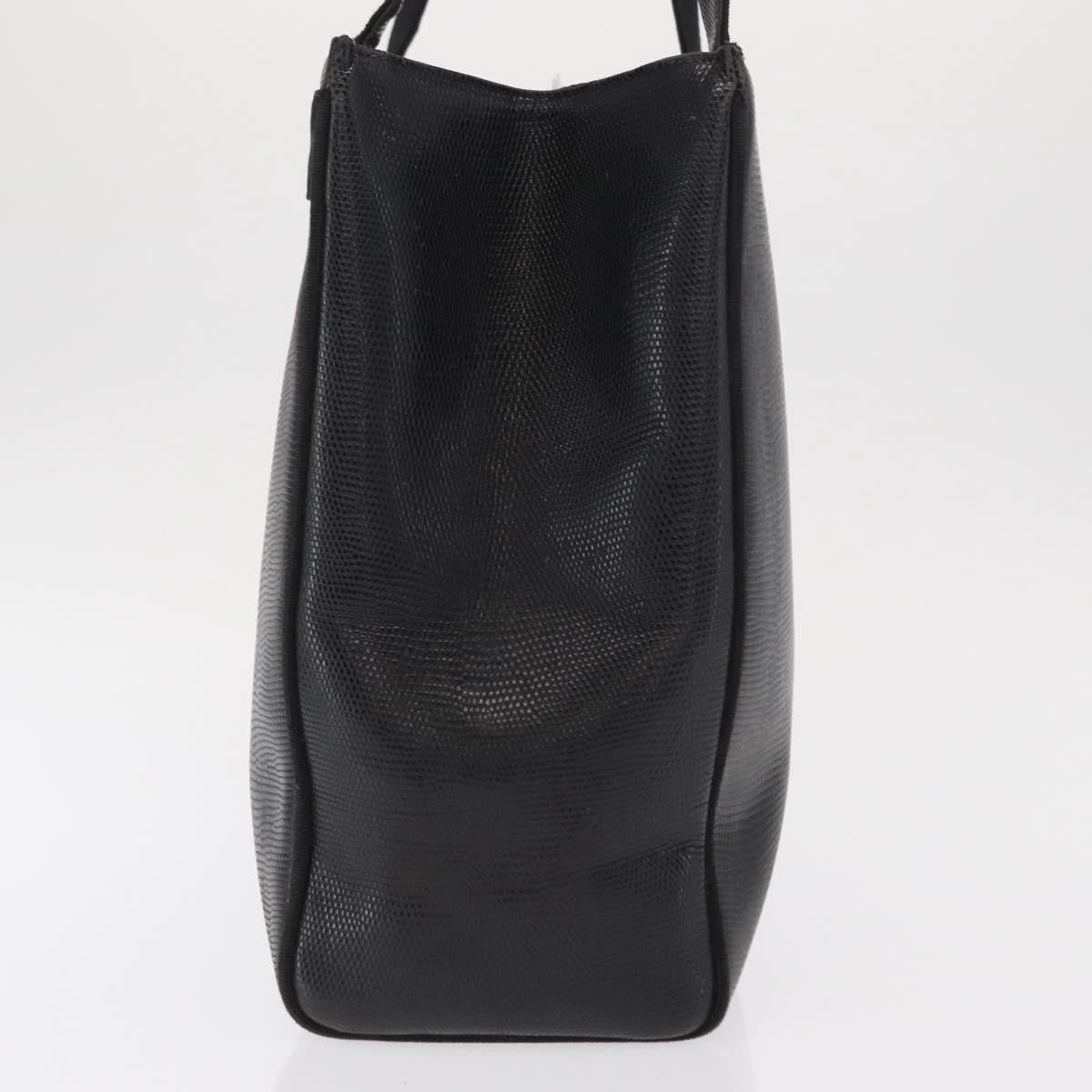 Salvatore Ferragamo Vara Tote Leather, BLACK, LEATHER, Tote bag