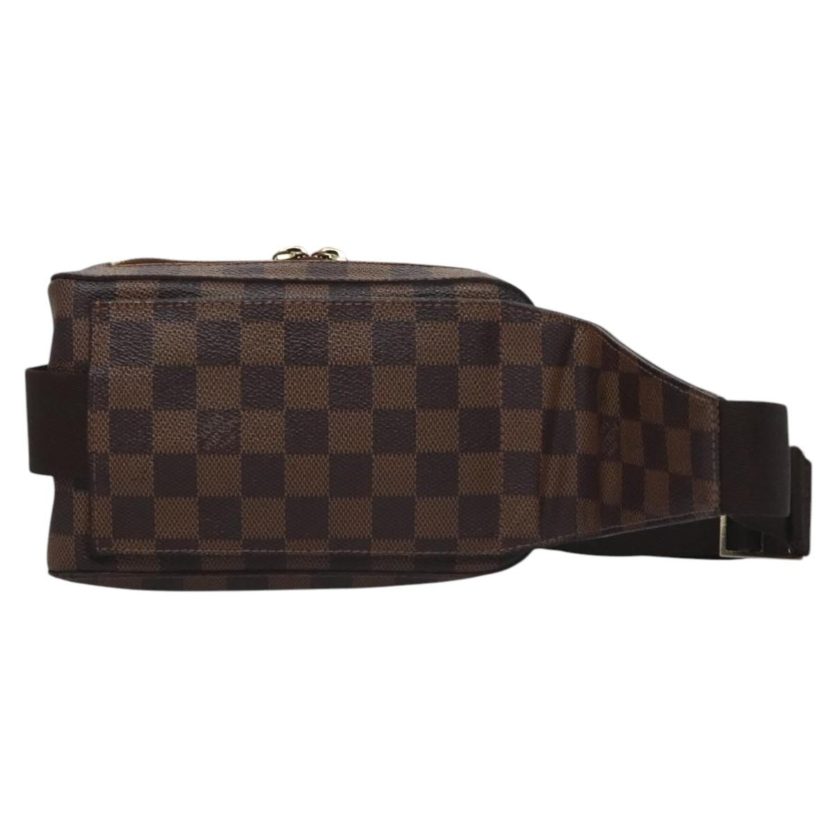 Louis Vuitton Geronimos Waist Bag Damier, BROWN, CANVAS, Shoulder bag