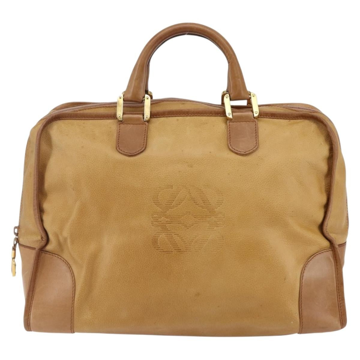 Loewe Amazona Bag Suede, BROWN, SUEDE, Handbag