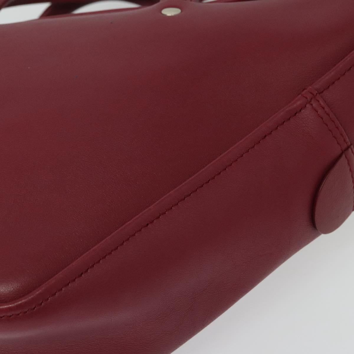 Balenciaga Triangle Duffle Bag Leather, RED, LEATHER, Handbag