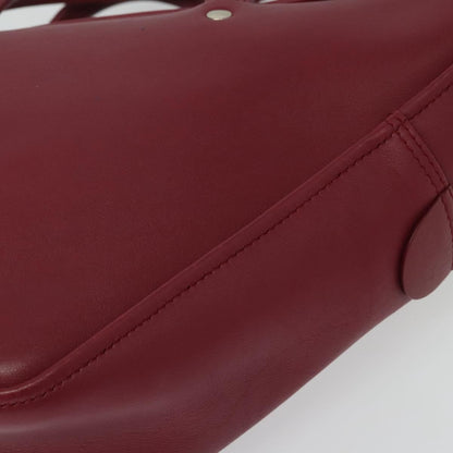 Balenciaga Triangle Duffle Bag Leather, RED, LEATHER, Handbag