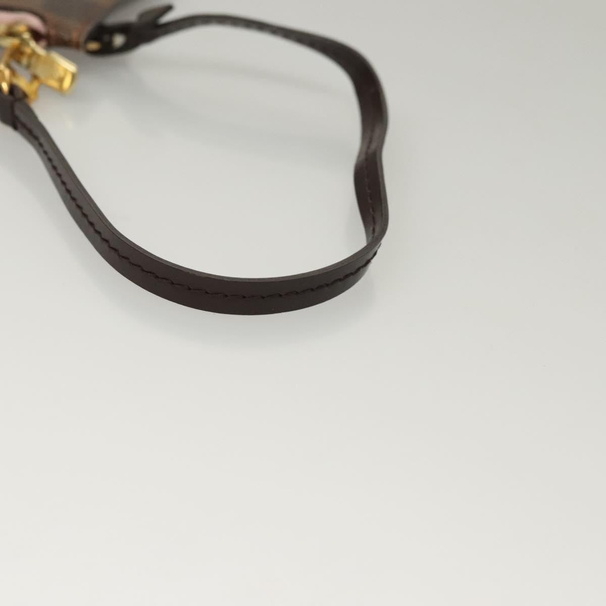 Louis Vuitton Neverfull Pochette Damier, BROWN, CANVAS, Tote bag