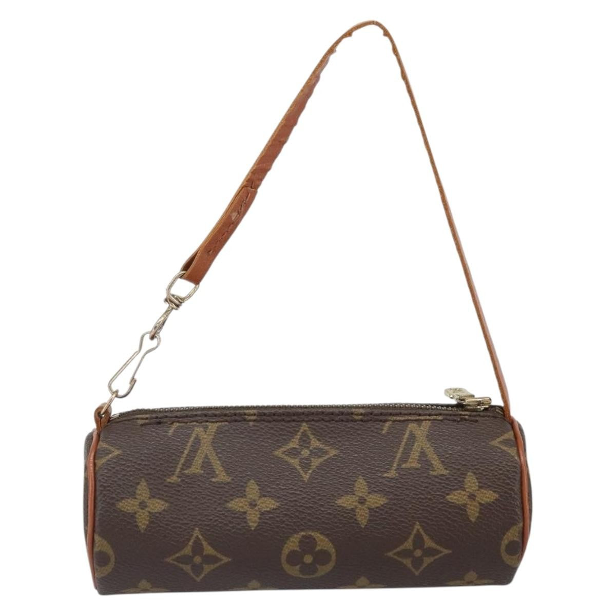 Louis Vuitton Papillon Pochette Monogram Canvas, BROWN, CANVAS, Clutche & pouche