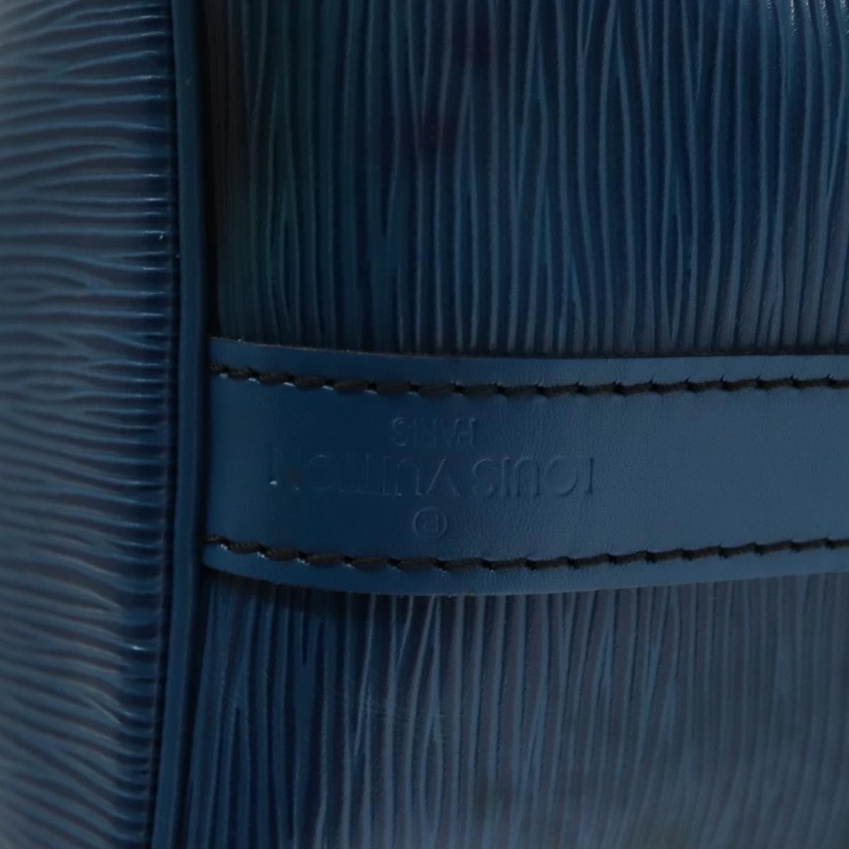 Louis Vuitton Petit Noe Handbag Epi Leather, BLUE, LEATHER, Handbag