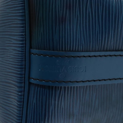 Louis Vuitton Petit Noe Handbag Epi Leather, BLUE, LEATHER, Handbag