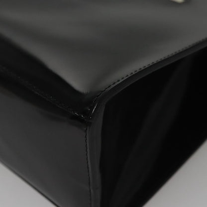 Salvatore Ferragamo Shopper Tote Patent Leather, BLACK, PATENT_LEATHER, Tote bag