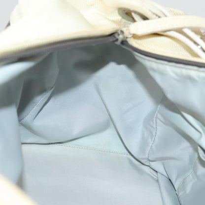 Chanel Biarritz Hobo Quilted Coated Canvas, SILVER, CANVAS, Shoulder bag