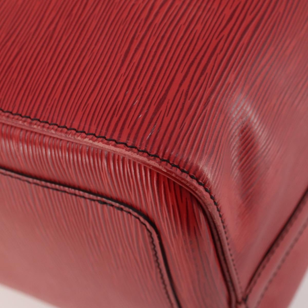 Louis Vuitton Keepall Bag Epi Leather, RED, LEATHER, Travel bag