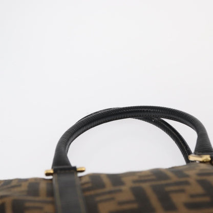Fendi Zucca Tote bag Canvas, BLACK, CANVAS, Tote bag