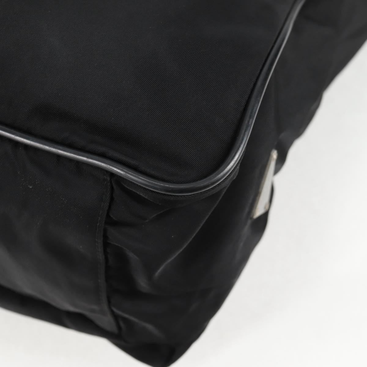 Prada Vintage Shoulder Bag Tessuto, Black, Nylon, Shoulder Bag