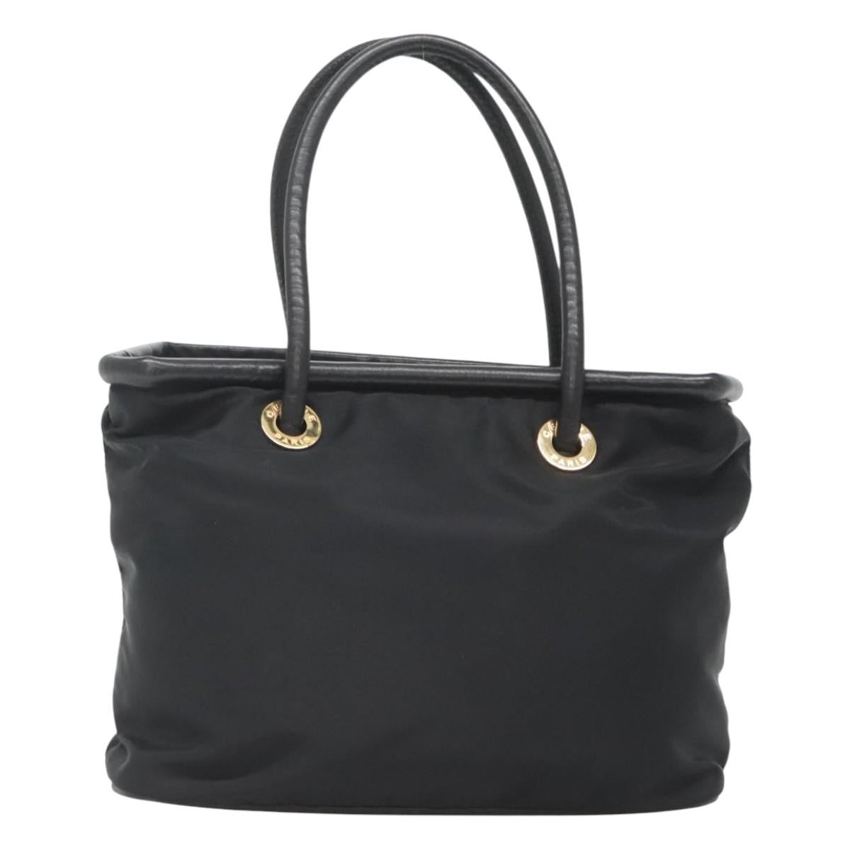 Celine Shoulder Bag Nylon, BLACK, NYLON, Shoulder bag
