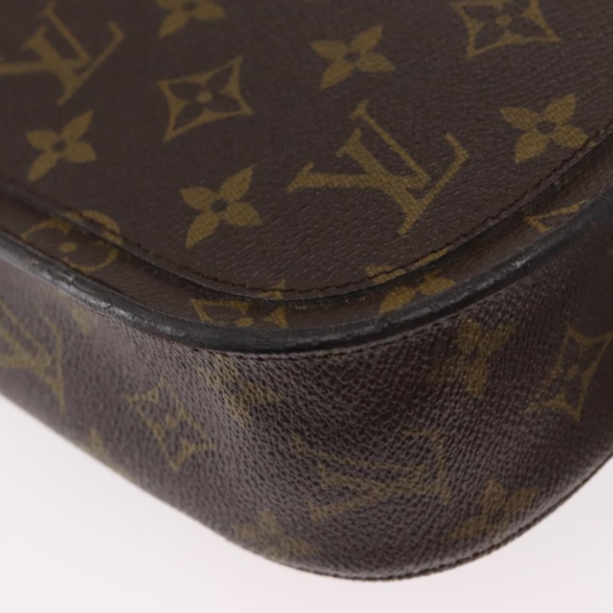 Louis Vuitton Saint Cloud Handbag Monogram Canvas, BROWN, CANVAS, Shoulder bag