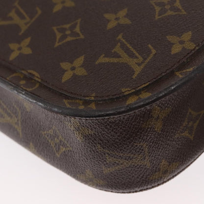 Louis Vuitton Saint Cloud Handbag Monogram Canvas, BROWN, CANVAS, Shoulder bag