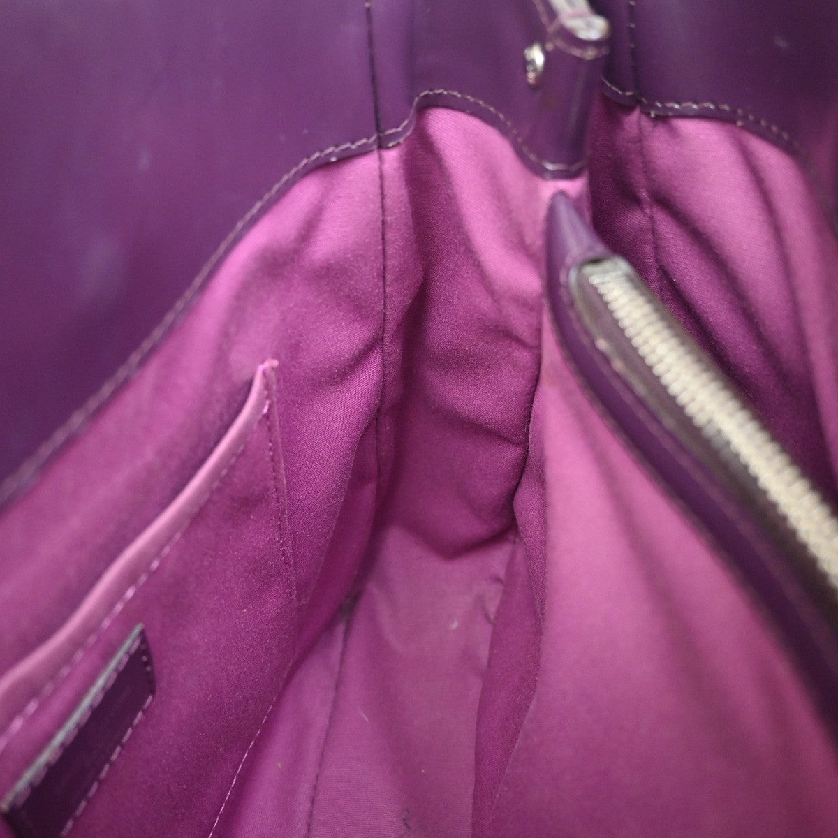 Louis Vuitton Passy Tote Epi Leather, PURPLE, LEATHER, Tote bag