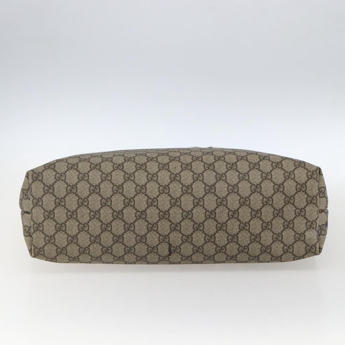 Gucci Plus Tote GG Coated Canvas with Leather, Beige, Canvas, Tote Bag