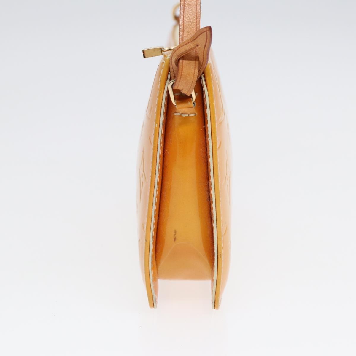Louis Vuitton Lexington Pochette Monogram Vernis, YELLOW, PATENT_LEATHER, Clutche & pouche