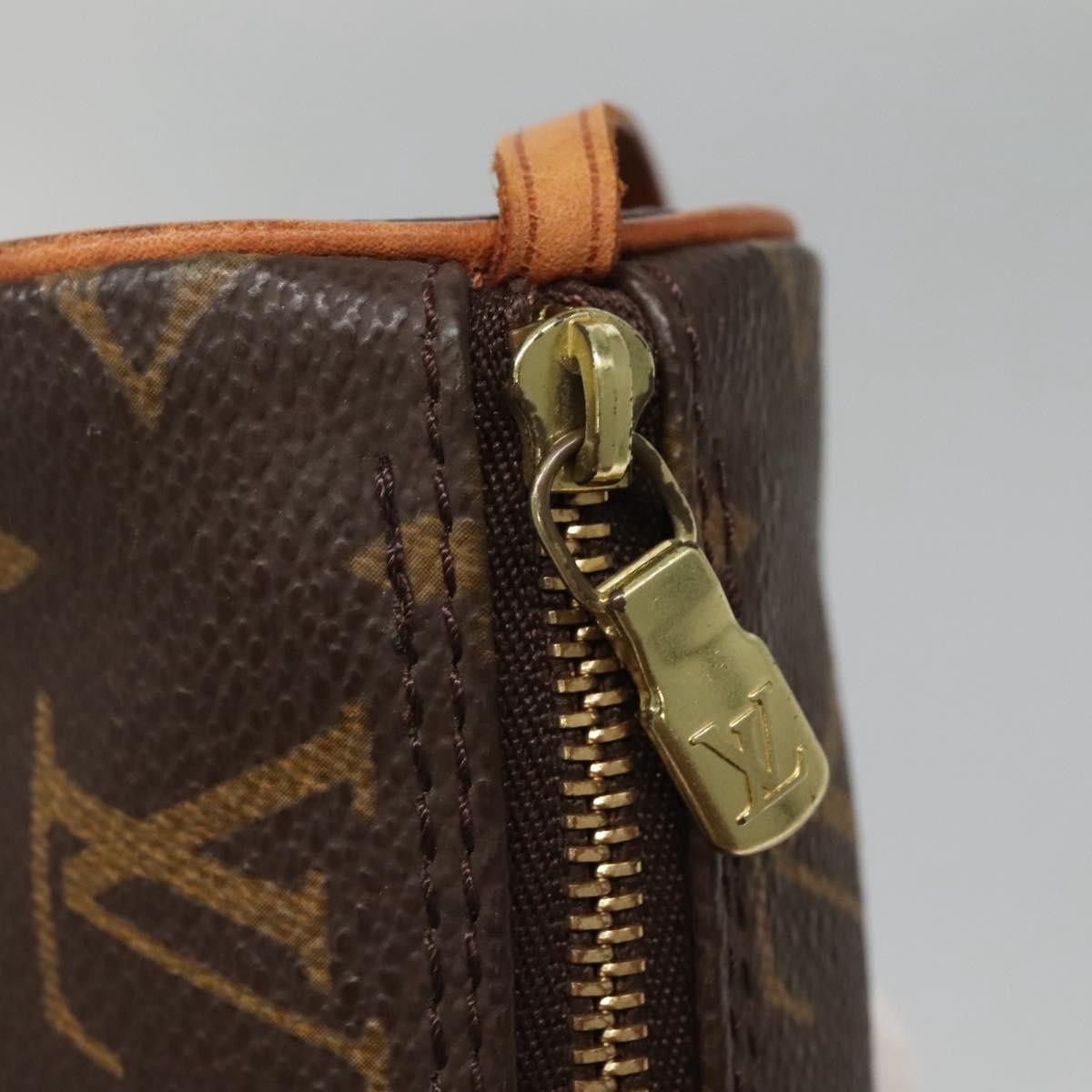 Louis Vuitton Papillon Pochette Monogram Canvas, BROWN, CANVAS, Clutche & pouche