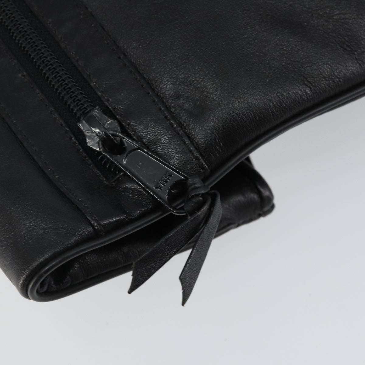 Givenchy 4G pouch Leather, BLACK, LEATHER, Clutche & pouche