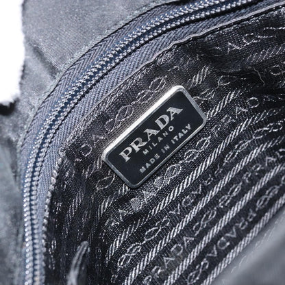 Prada Vintage Tote Nylon, Black, Nylon, Tote Bag