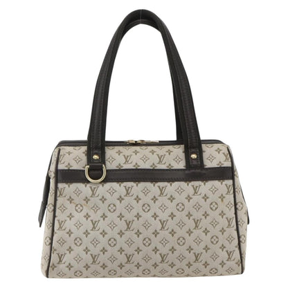 Louis Vuitton Josephine Handbag Mini Lin, KHAKI, CANVAS, Handbag
