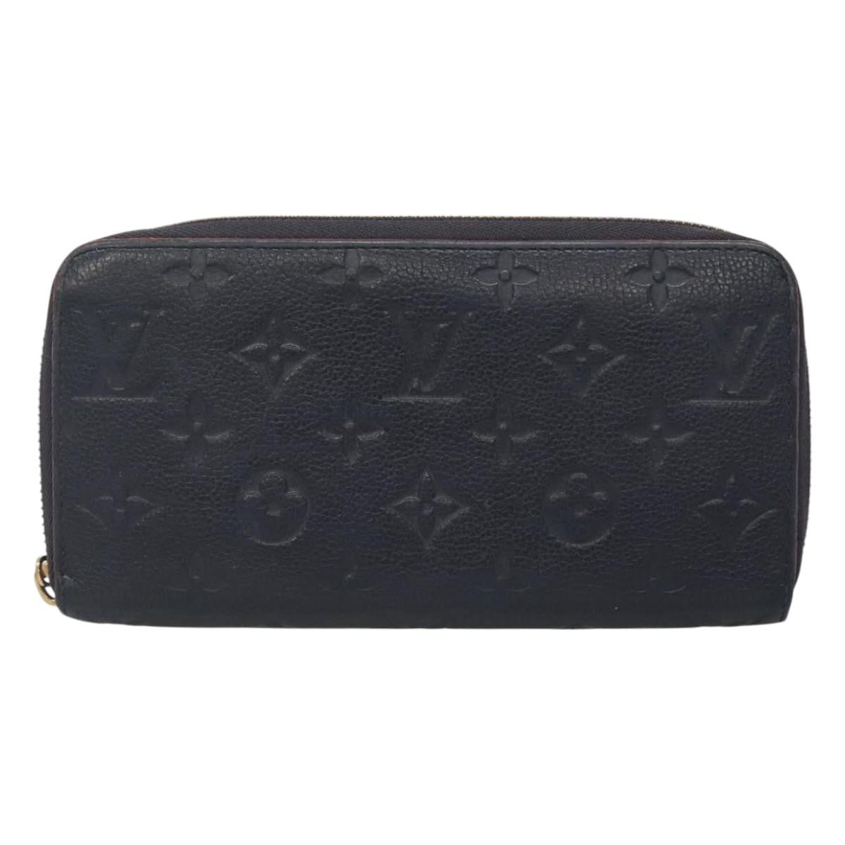 Louis Vuitton Portefeuille zippy Monogramme Empreinte Monogramme Empreinte, NAVY, LEATHER, Wallets