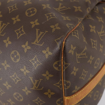 Louis Vuitton Keepall Bandouliere Bag Monogram Canvas, BROWN, CANVAS, Travel bag